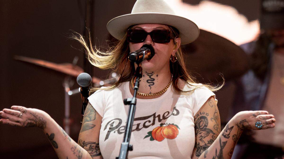 Elle King performing in Raleigh on June 16, 2023. She will come to the Myrtle Beach area in April.