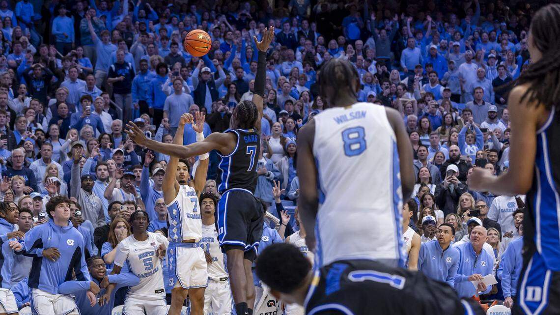 The best photos from the UNC-Duke thriller from News & Observer photojournalists