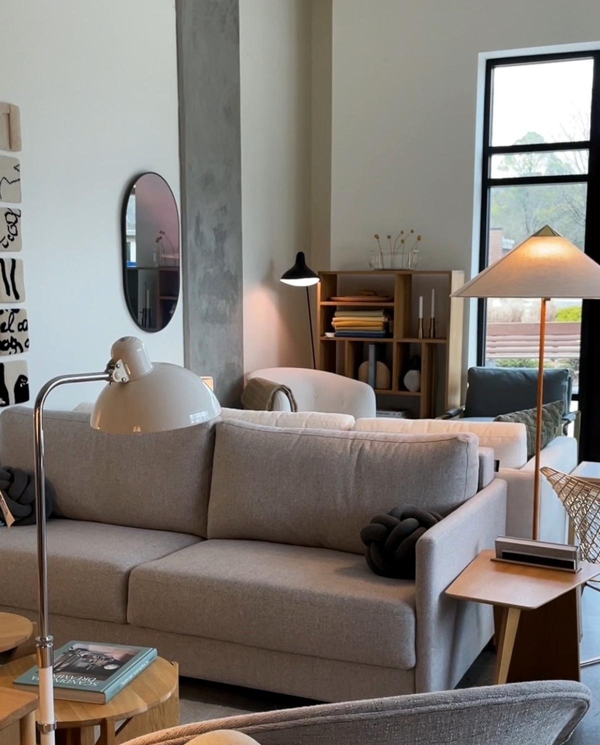 Palette & Parlor opened its showroom last year on the ground floor of 900 Willow at Chapel Hill’s University Place. The store specializes in Danish and North Carolina furniture manufacturers, along with other modern decor designers.