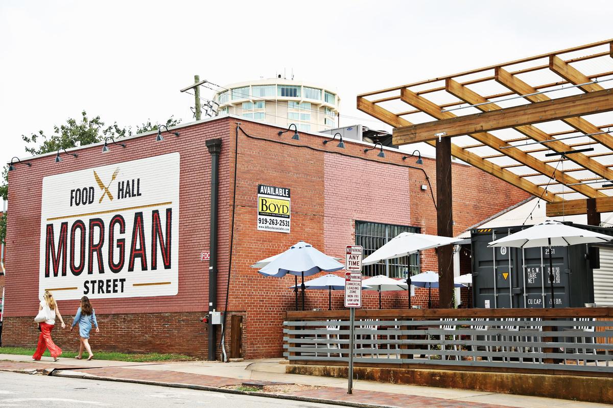 Morgan Street Food Hall opened in downtown Raleigh in 2018.