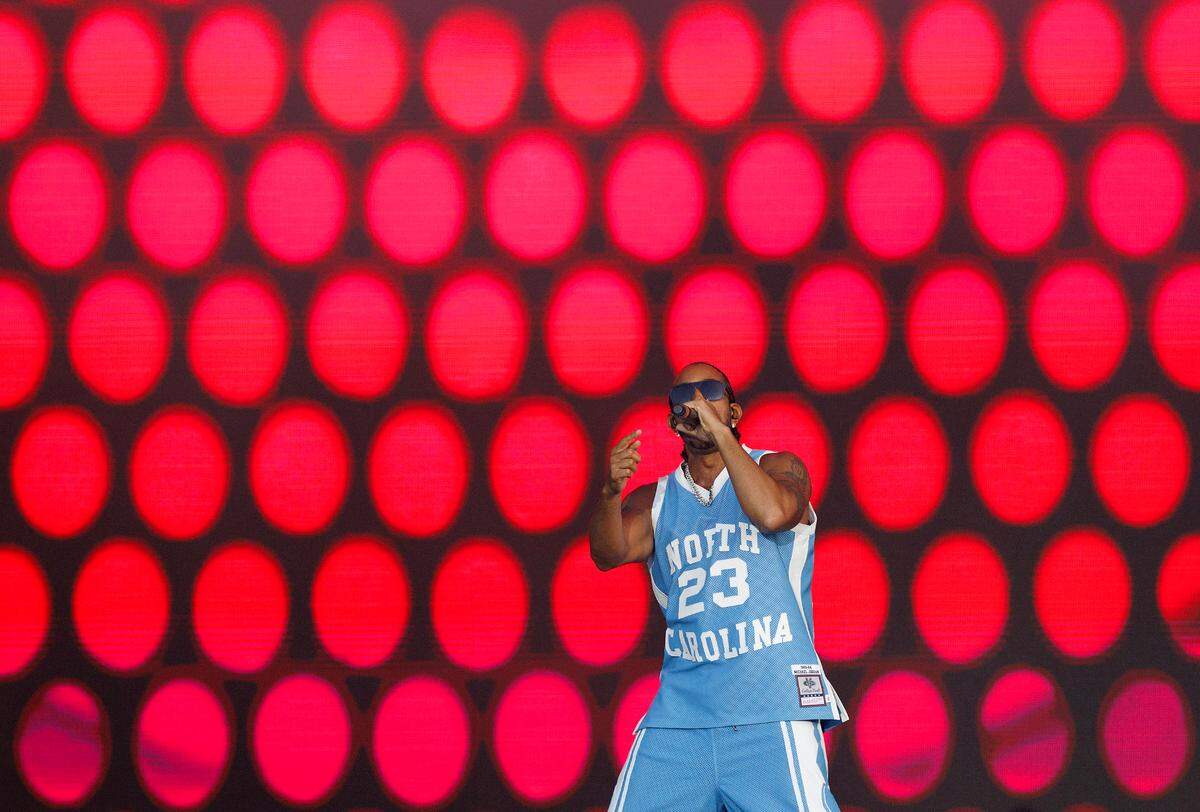 Ludacris performs during the fifth Dreamville Festival on Saturday, April 5, 2025, at Dorothea Dix Park in Raleigh, N.C.