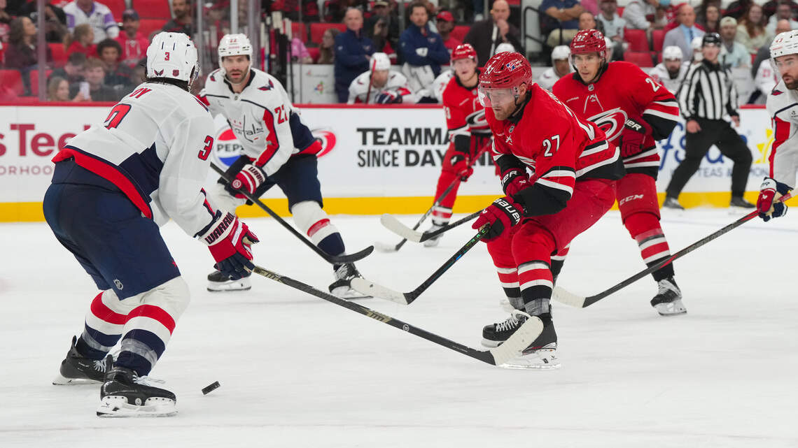 Hurricanes get off to stumbling start, lose to Washington Capitals