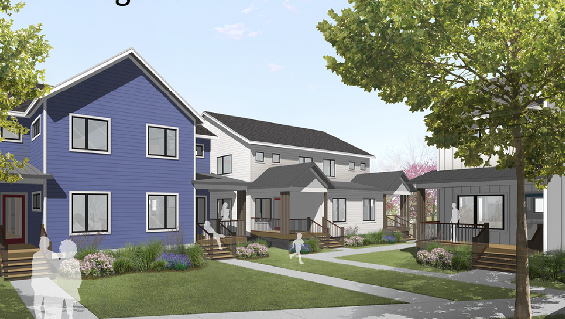 Cottages of Idlewild, Raleigh’s first affordable “cottage court,” at 907 E. Lane Street. It’s one of several affordable housing projects in the pipeline for the region.