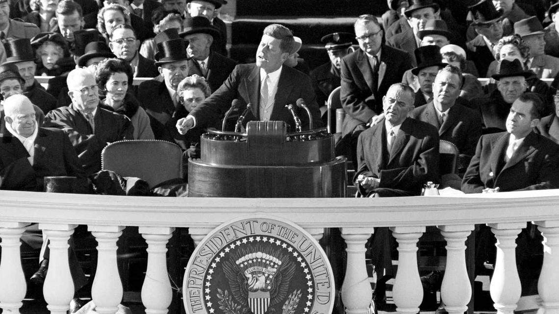 President John F. Kennedy’s inauguration on Jan. 20, 1961. In his address, he said: “And so, my fellow Americans: ask not what your country can do for you--ask what you can do for your country.”