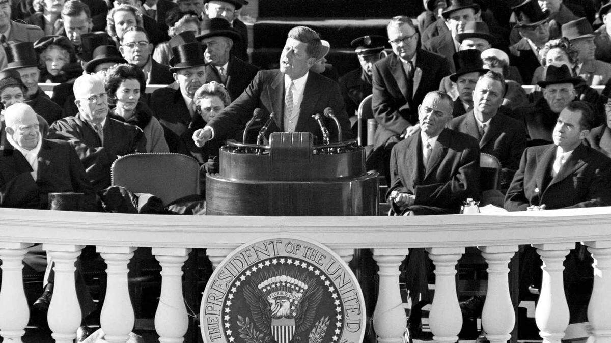 President John F. Kennedy’s inauguration on Jan. 20, 1961. In his address, he said: “And so, my fellow Americans: ask not what your country can do for you--ask what you can do for your country.”