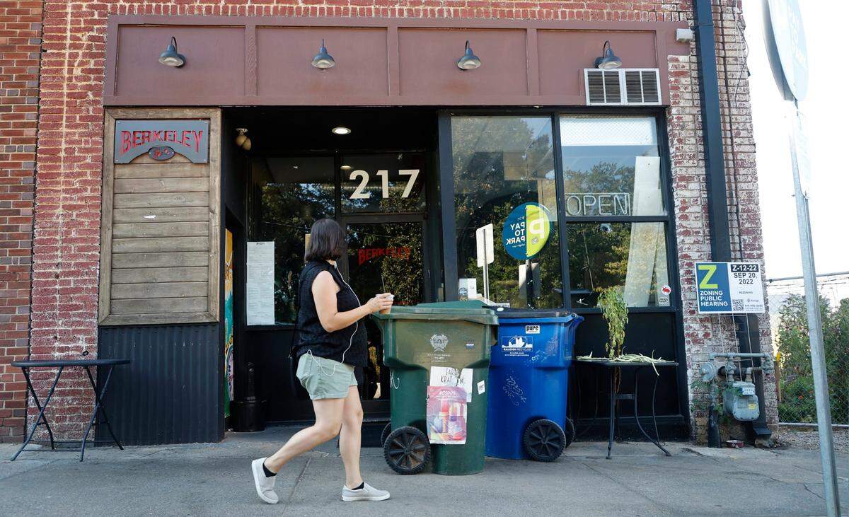 The Berkeley Cafe on West Martin Street in Raleigh, N.C., photographed Wednesday, Sept. 21, 2022.