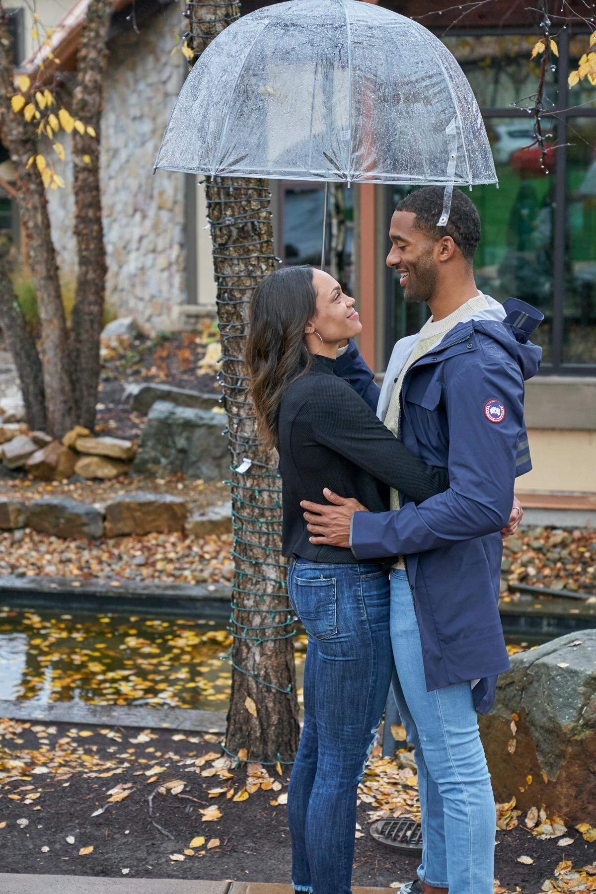 Michelle Young with Matt James, a Raleigh native, in the March 8 episode of “The Bachelor” on ABC.