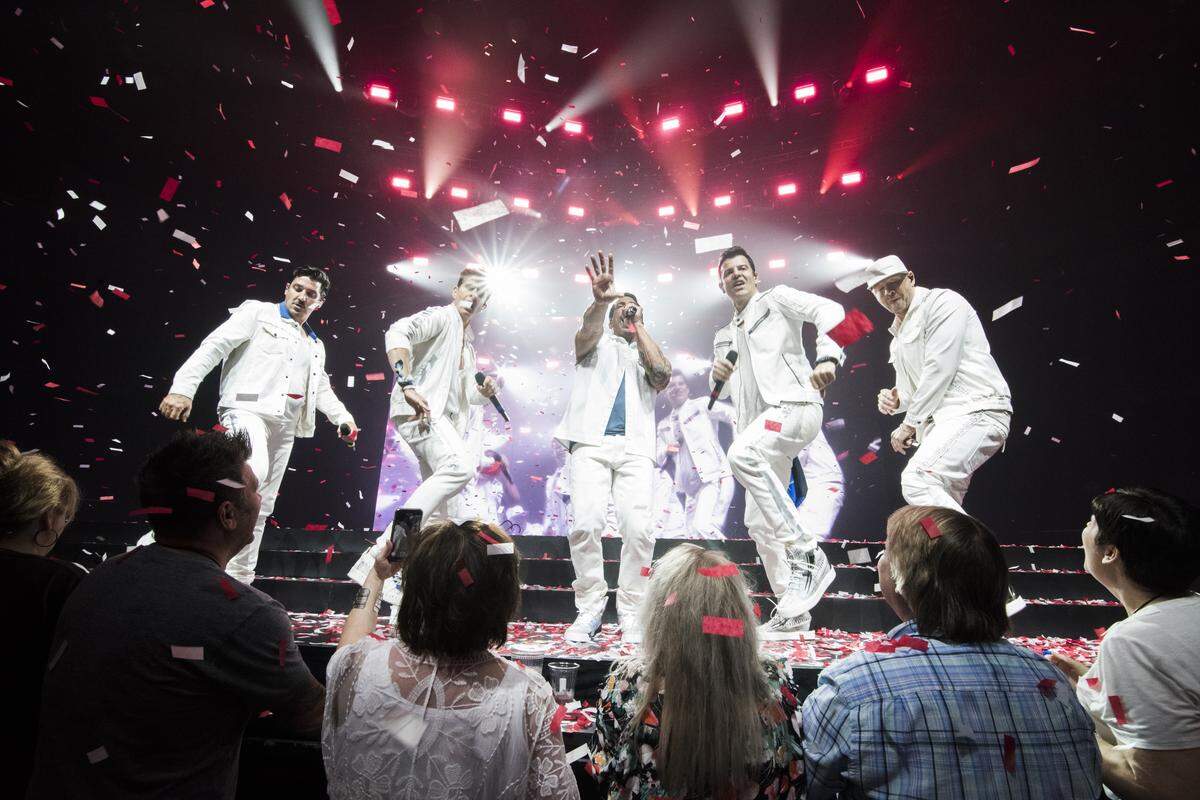 The New Kids on the Block, pictured, have been headling the Mixtape Tour since at least 2019.