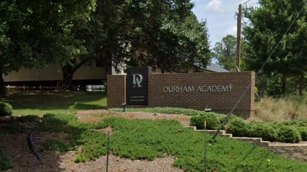 Durham Academy serves students from pre-kindergarten through high school.