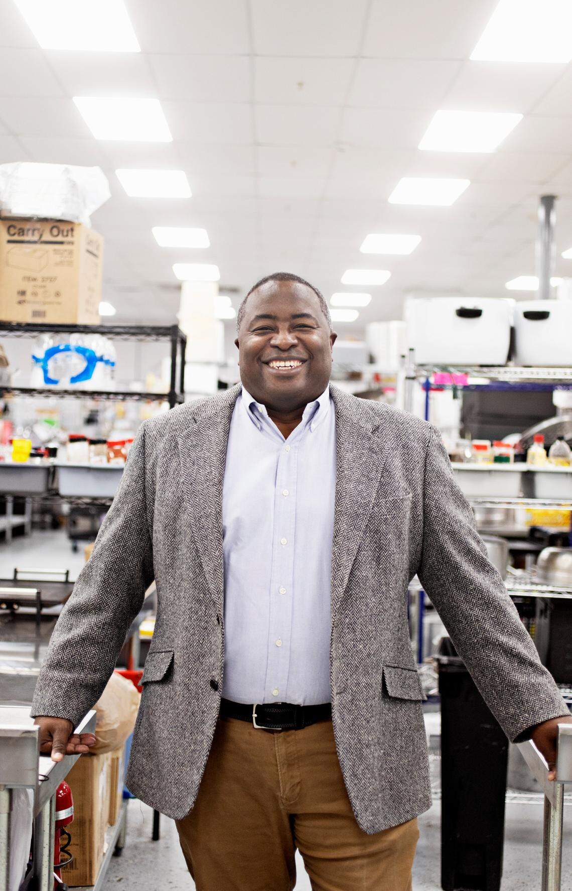 David Foye at his business, the Kitchen Archive, in Raleigh on Friday, Dec. 10, 2021. Foye will be opening a similar business in Raleigh in the new year with a focus on providing vendors’ individual kitchens under the same roof for takeout menus.