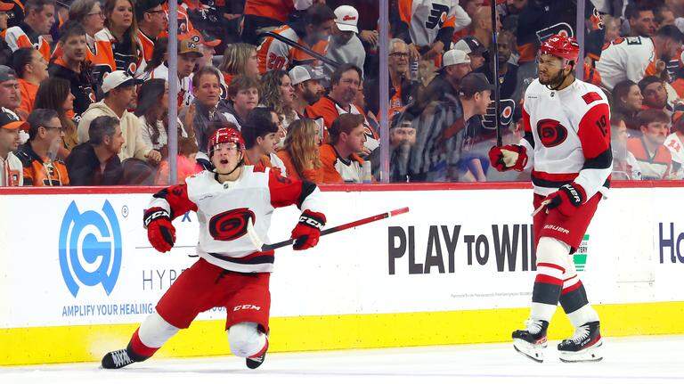 Carolina Hurricanes make history with Game 4 overtime win over Flyers