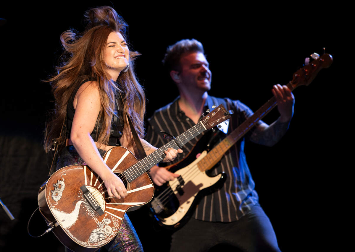 Tenille Townes opens for the Zac Brown Band in concert Thursday night, October. 5, 2023 in Raleigh.