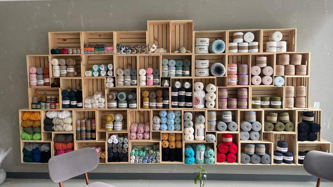 Parcero Studio, a new store in downtown Raleigh, sells a variety of specialty yarn. Much of it not available in large hobby stores.