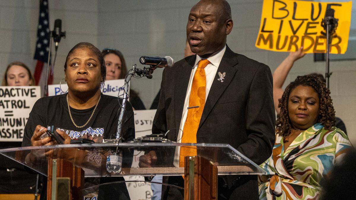 Lawyer Ben Crump demands ‘full justice’ from Wake DA in Raleigh police tasing death
