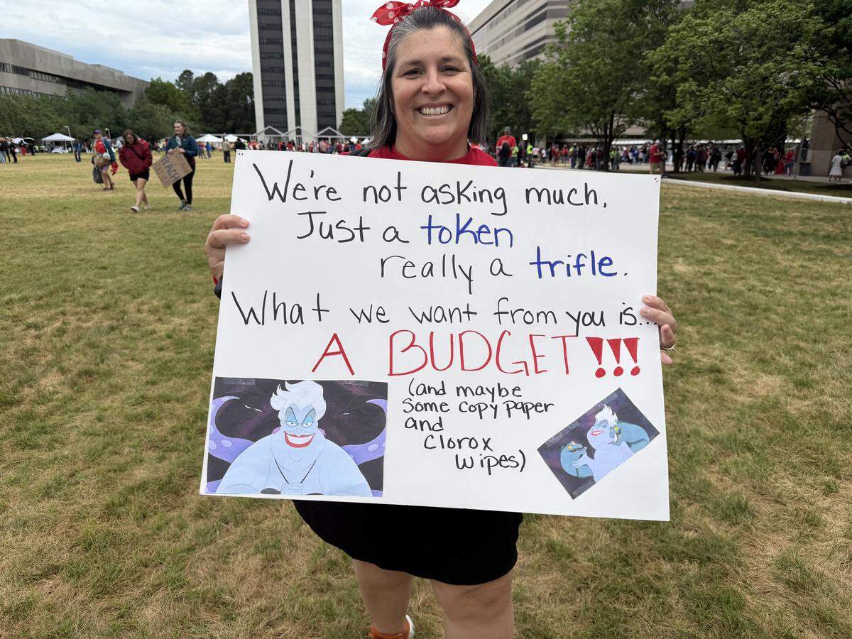 Beth Alderson, an academic coach at Rockfish Hoke Elementary in Raeford. 