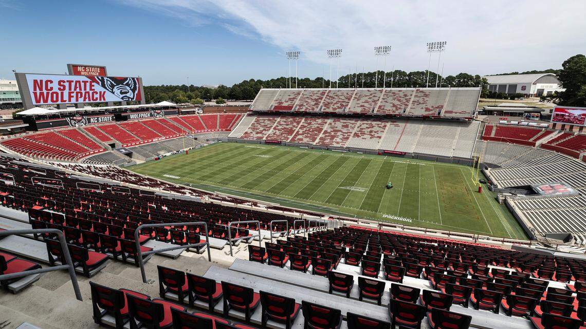 N.C. State’s Carter-Finley Stadium, photographed on Friday, August 23, 2024.