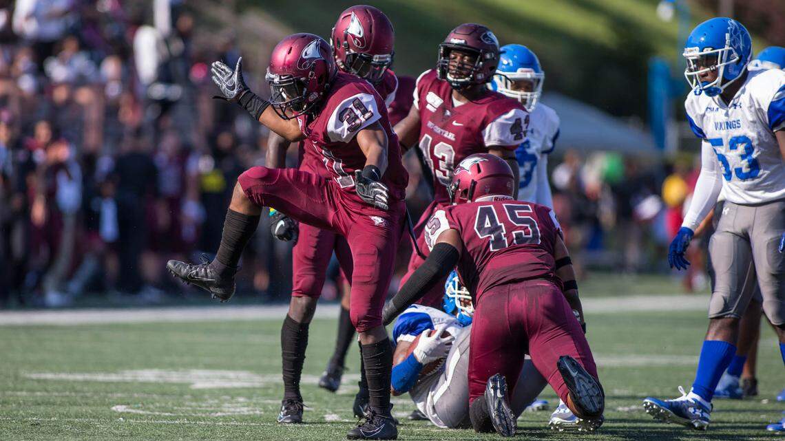 Broughton’s Brandon Codrington finds role in first year at NCCU