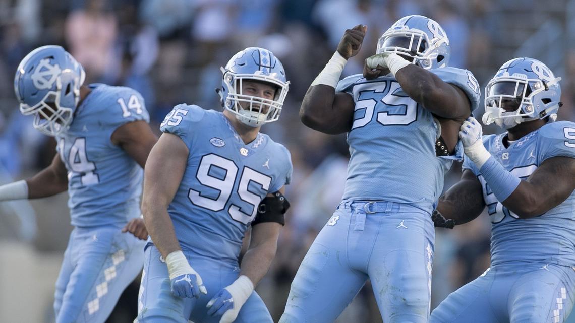 UNC loses a Thursday night football game; NC State and Duke get more kickoff times