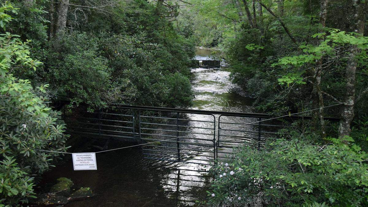 Portions of the Upper Chatooga River near Highlands have limited access due to the posting of obstacles by a local association.