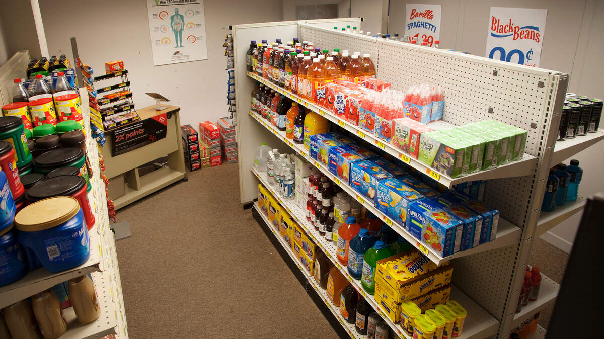 The UNC Mini Mart, a mock-store researchers designed to test food labels in a life-like environment.