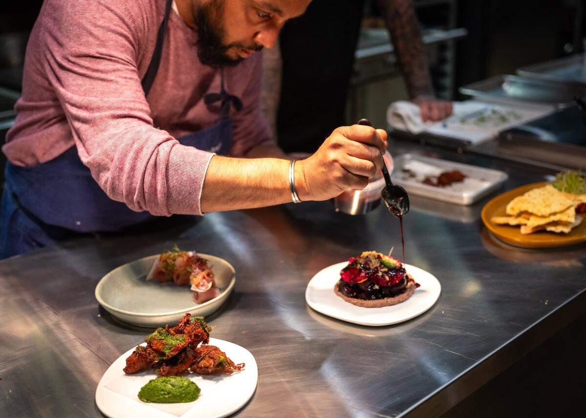 Raleigh chef Saif Rahman will open his first restaurant, Peregrine, this April in the Exchange development.