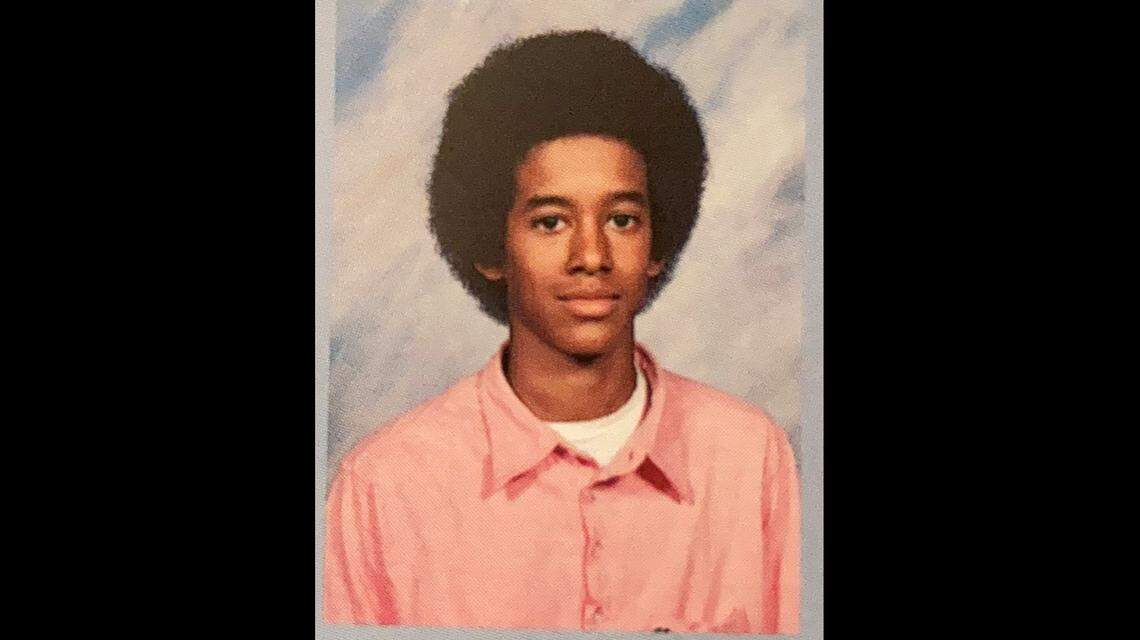 Matt James in his 2005 7th grade yearbook photo at Durant Road Middle School in Raleigh. James, a Raleigh native, is the first Black star of “The Bachelor” on ABC.