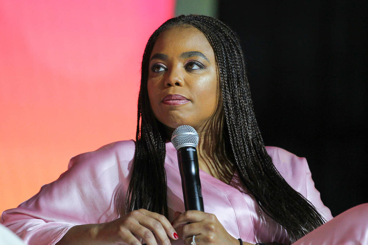 Jemele Hill is seen at the 2019 Essence Festival at the Ernest N. Morial Convention Center on Friday, July 5, 2019, in New Orleans.