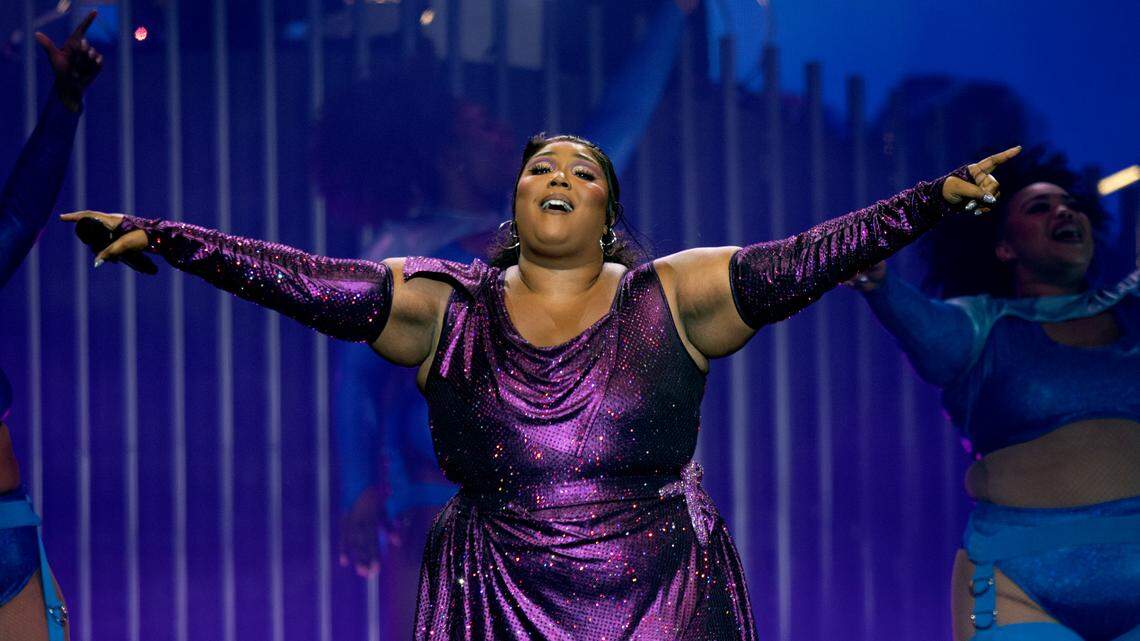 Lizzo in concert on her “Special Tour” at Raleigh’s PNC Arena, Wednesday night, May 10, 2023.