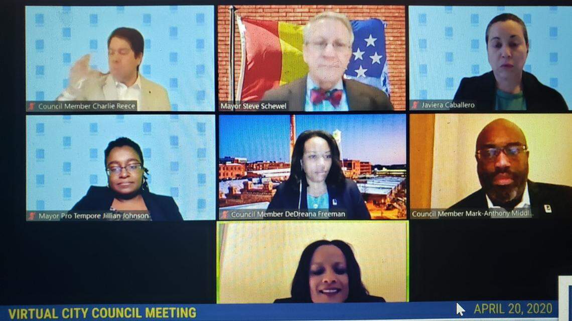 The Durham City Council discussed filling the Ward 3 seat at it April 20, 2020 virtual meeting.