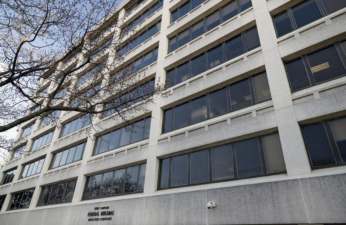 The Terry Sanford Federal Building on New Bern Ave. in downtown Raleigh.