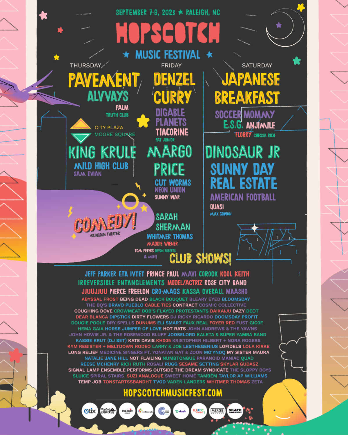 Here is the lineup for the Hopscotch Music Festival 2023 in Raleigh, N.C.