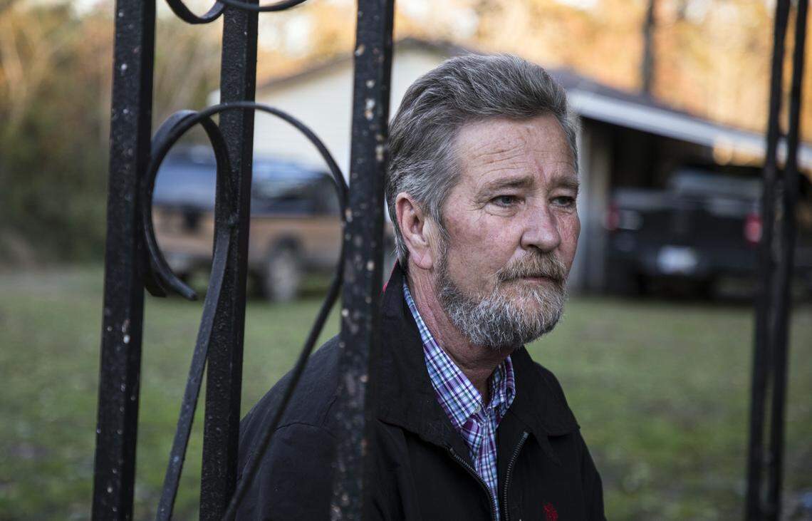 Leslie McCrae Dowless poses for a portrait outside of his home in Bladenboro, NC. on Wednesday, Dec. 5, 2018. Dowless is suspected of committing absentee ballot voter fraud in the congressional race between republican Mark Harris and democrat Dan McCready for NC’s 9th district.