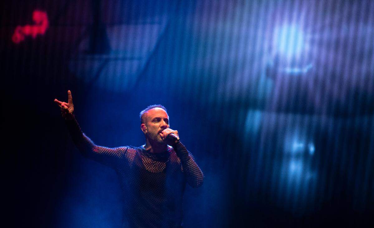 AJ McLean and Backstreet Boys in concert at Coastal Credit Union Music Park at Walnut Creek in Raleigh, N.C., Saturday night, June 25, 2022.