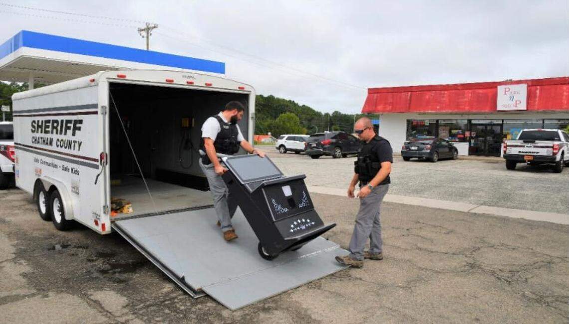 Seventeen illegal gambling businesses were raided by Chatham County Sheriff’s deputies on Monday.