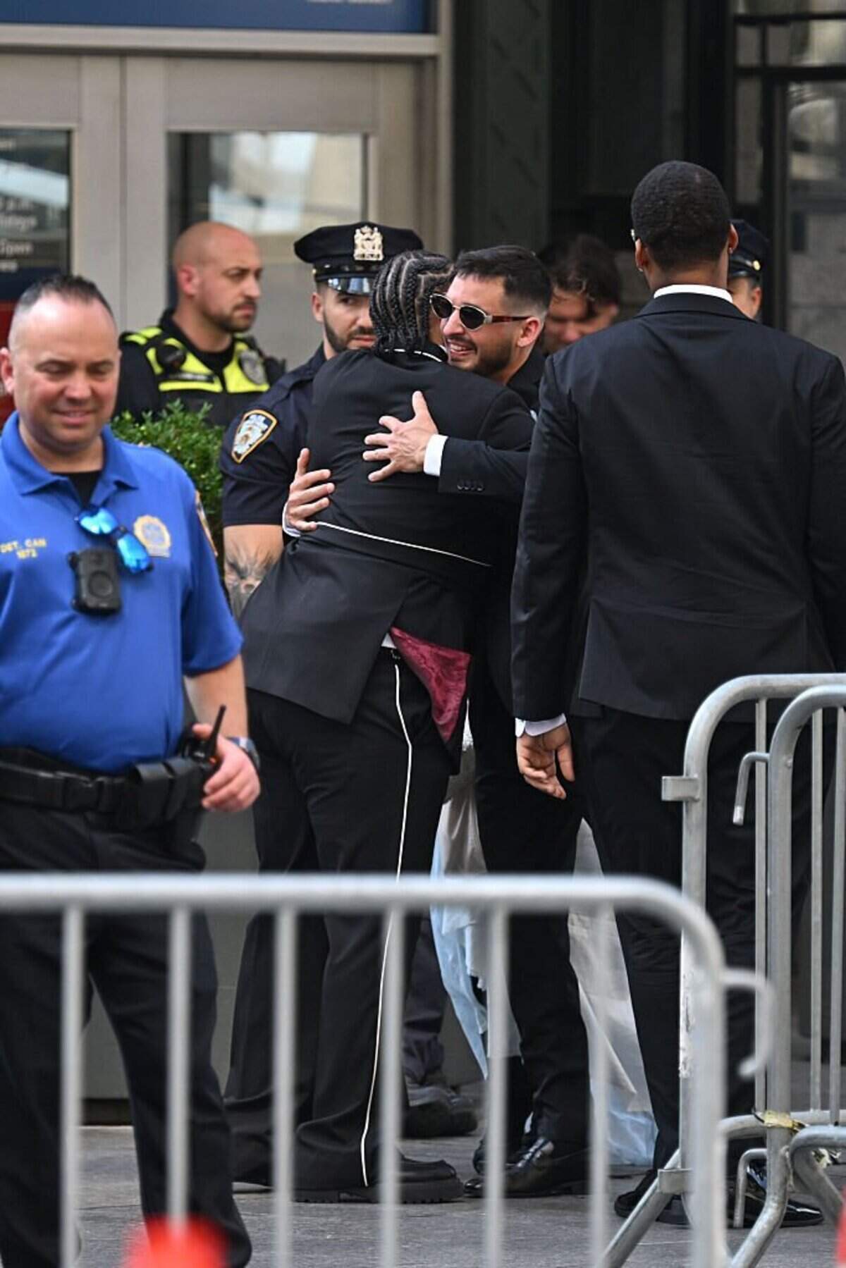 NEW YORK, NEW YORK - JULY 3: Guests arrive at Madison Square Garden on July 3, 2026 in New York City. According to reports, several permits have been filed with New York City around the venue. There have been unconfirmed reports that Taylor Swift and Travis Kelce will be celebrating their wedding in the area. (Photo by Roy Rochlin/Getty Images)