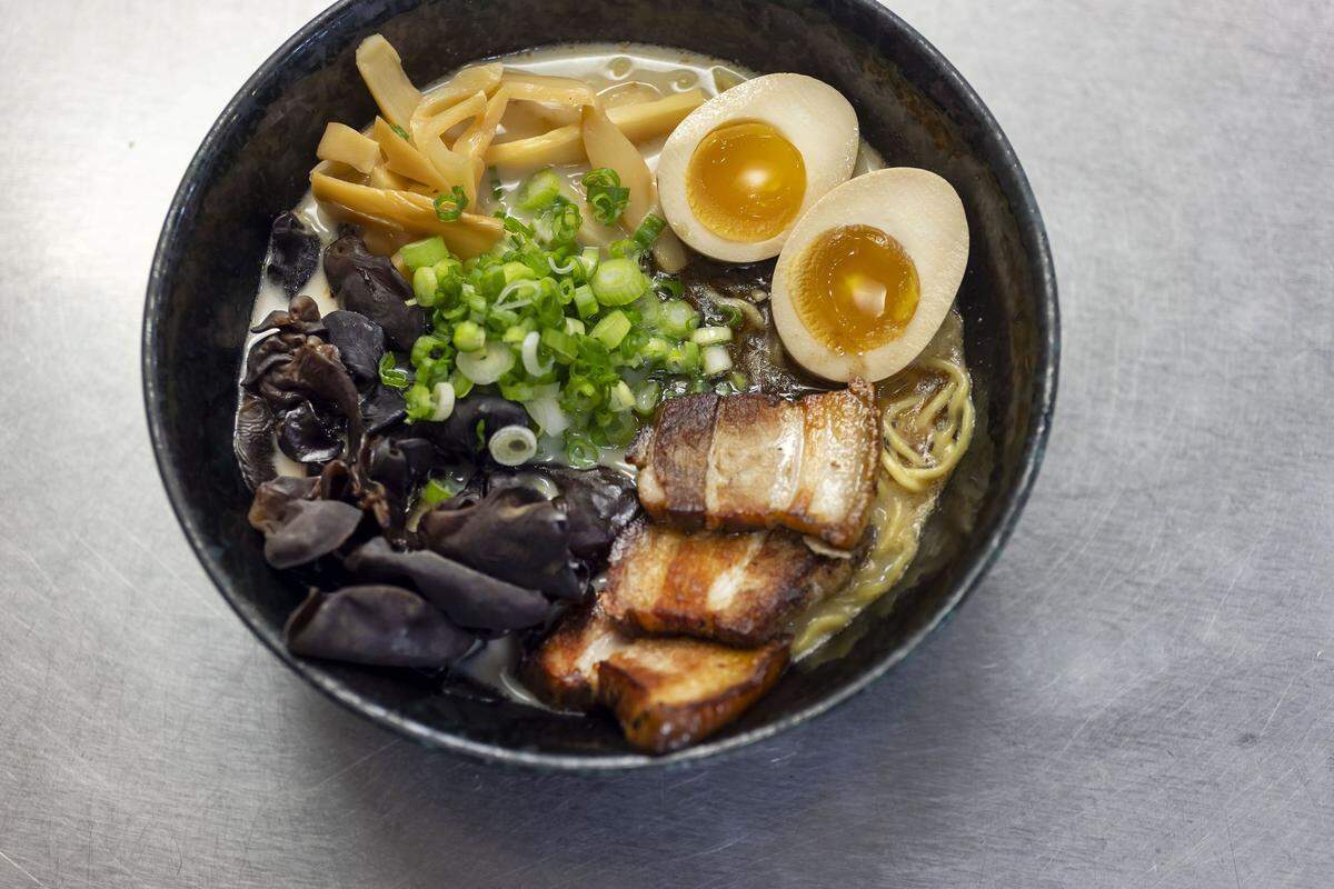 Tonkotsu ramen from Sono, located on Fayetteville Street in Raleigh, was chosen the best in the Triangle. 