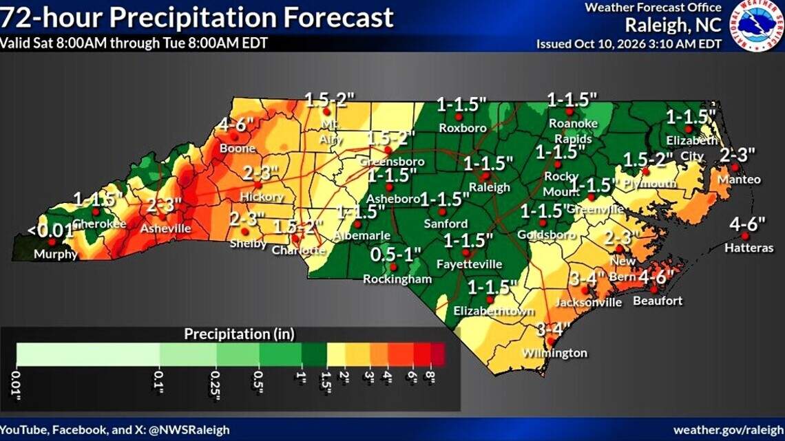 Isaias winding down, but rain and wind expected across Triangle