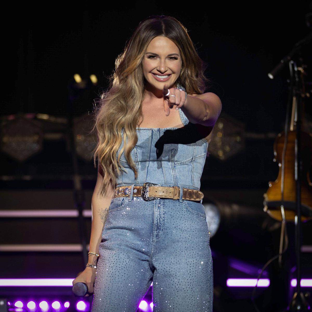 Carly Pearce opens for Tim McGraw at his “Standing Room Only Tour” concert to Raleigh, N.C.’s PNC Arena, Saturday, June 22, 2024.