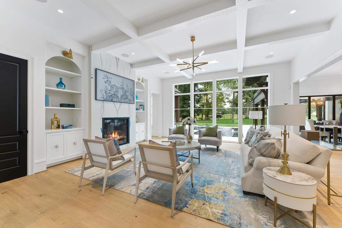 This 5-bed, 8-bath house is listed for $5 million in North Ridge, Raleigh.