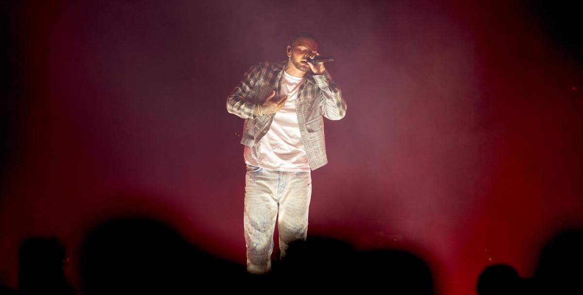 Kane Brown brings his “In The Air Tour” to Raleigh, N.C.’s PNC Arena, Friday night, June 7, 2024.