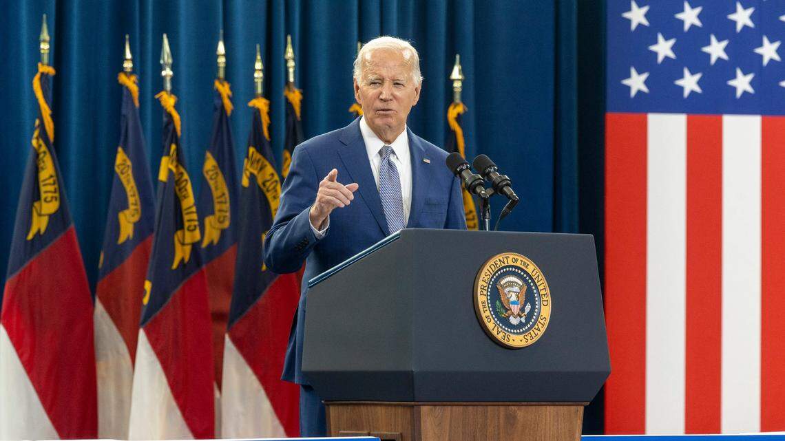 President Joe Biden visited Raleigh in January to tout his administration’s high-speed internet investments. He now wants Congress to extend the Affordable Connectivity Program which enorlls 900,000 North Carolina households.