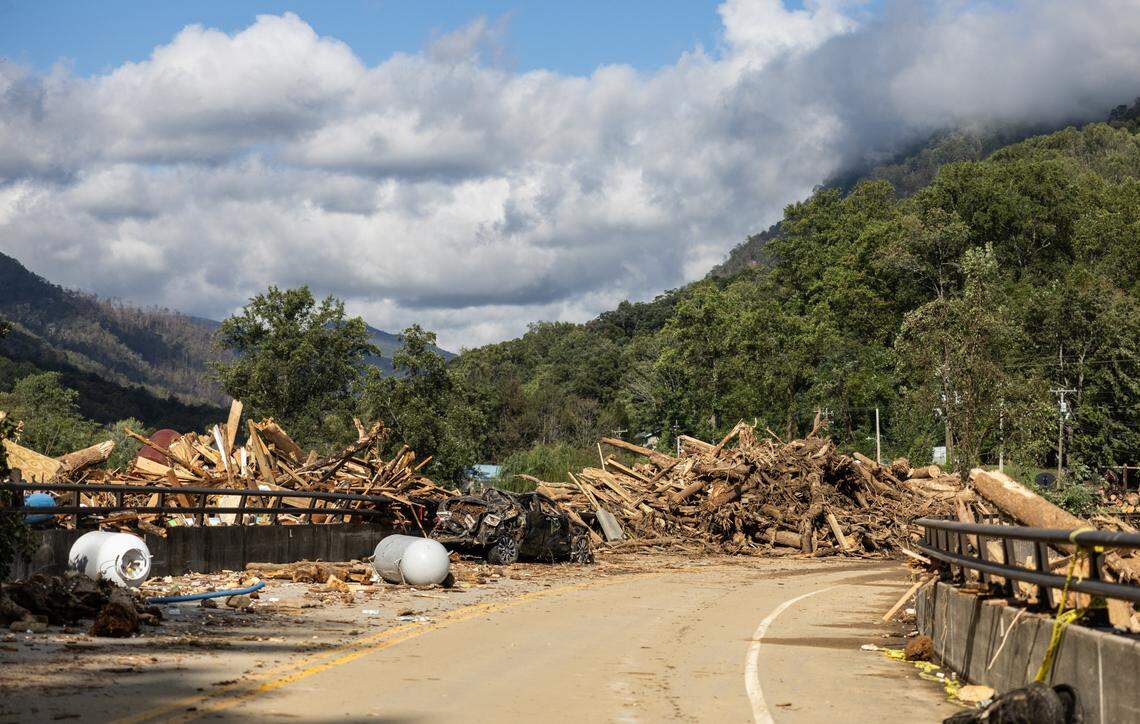 in Lake Lure, N.C. on Saturday, September 28, 2024.