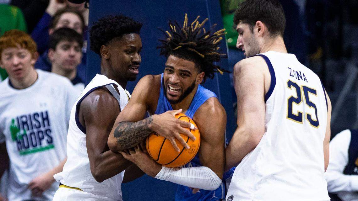 UNC basketball posts 63-59 win at Notre Dame, continues to cling to NCAA tournament hopes