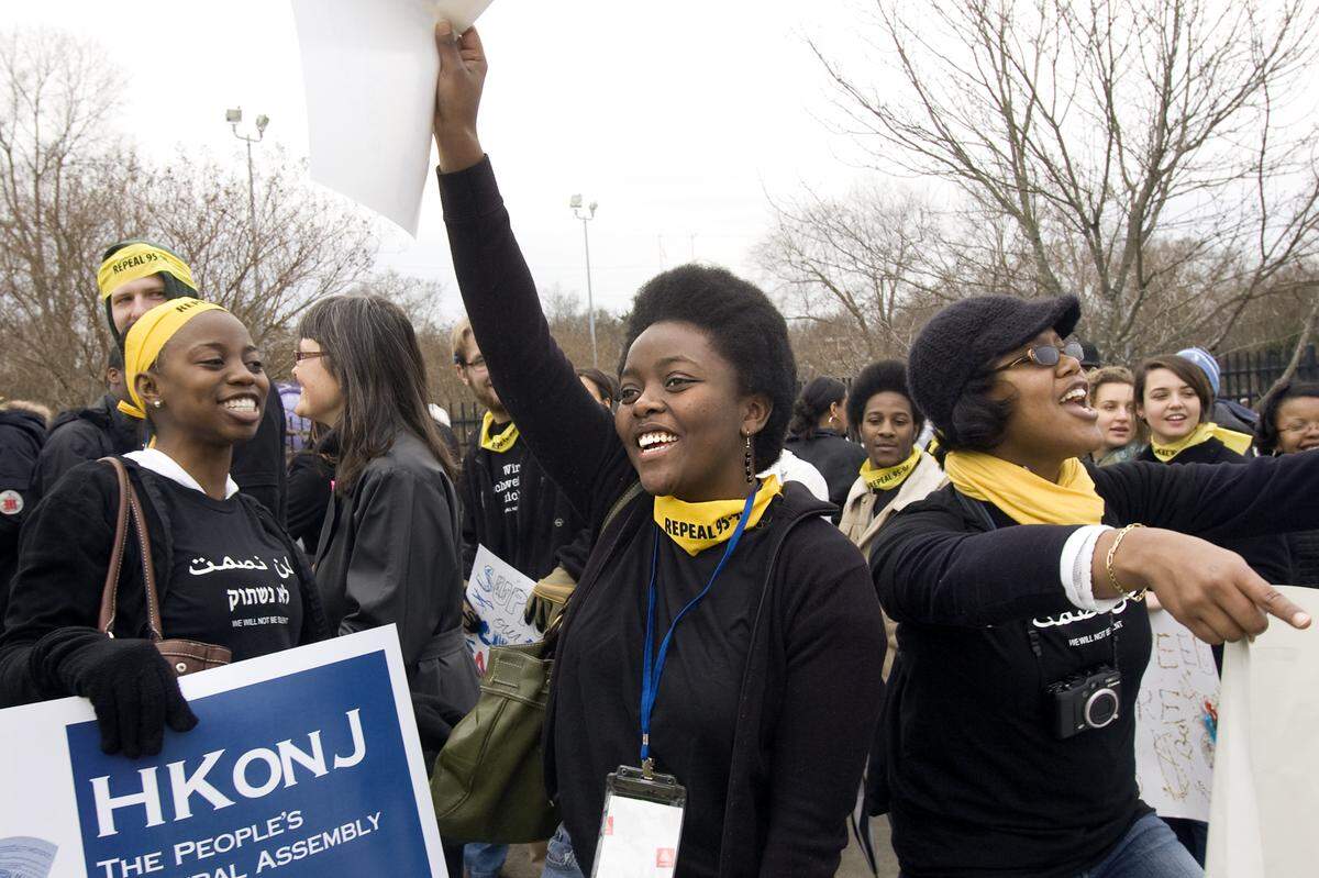The NC NAACP begins organizing Historic Thousands on Jones Street marches in Downtown Raleigh in 2007. More commonly&nbsp;known as HKonJ, thousands marched in downtown Raleigh, including at this 2009 march, to make broad demands of the government for racial and gender equity in legislation, public education, colleges and more.
