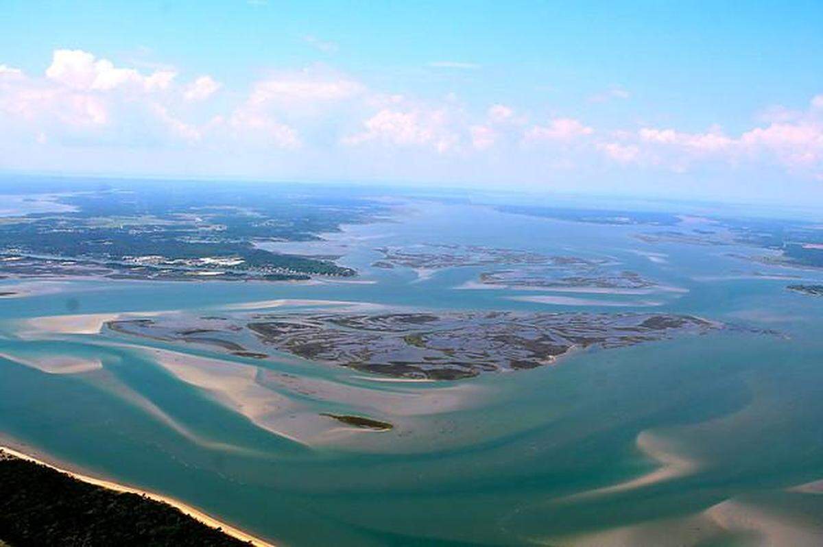 The Rachel Carson Estuarine Reserve near Beaufort, North Carolina.