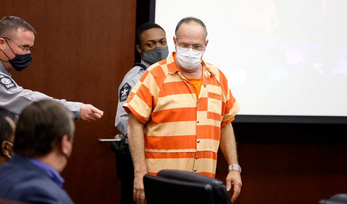 Thomas Eric McDowell, 61, makes his first appearance at the Wake County Courthouse in Raleigh, N.C., Friday, January 7, 2022.