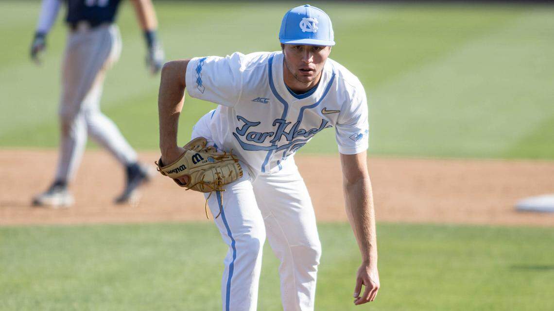 As a freshman pitcher at Potomac State Junior College, current North Carolina Tar Heels starting pitcher Brandon Schaeffer was a long way from making NCAA tournament starts. He figured a little self-promotion wouldn’t hurt so he sent out emails to try and drum up interest.