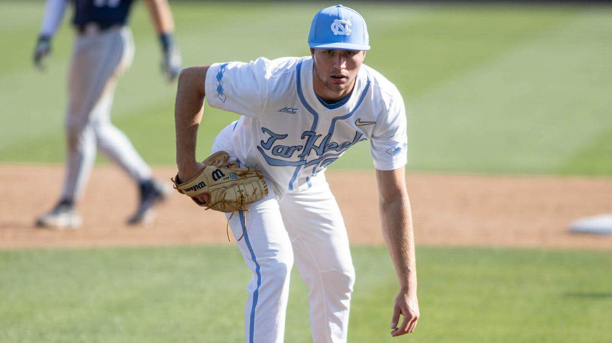 As a freshman pitcher at Potomac State Junior College, current North Carolina Tar Heels starting pitcher Brandon Schaeffer was a long way from making NCAA tournament starts. He figured a little self-promotion wouldn’t hurt so he sent out emails to try and drum up interest.