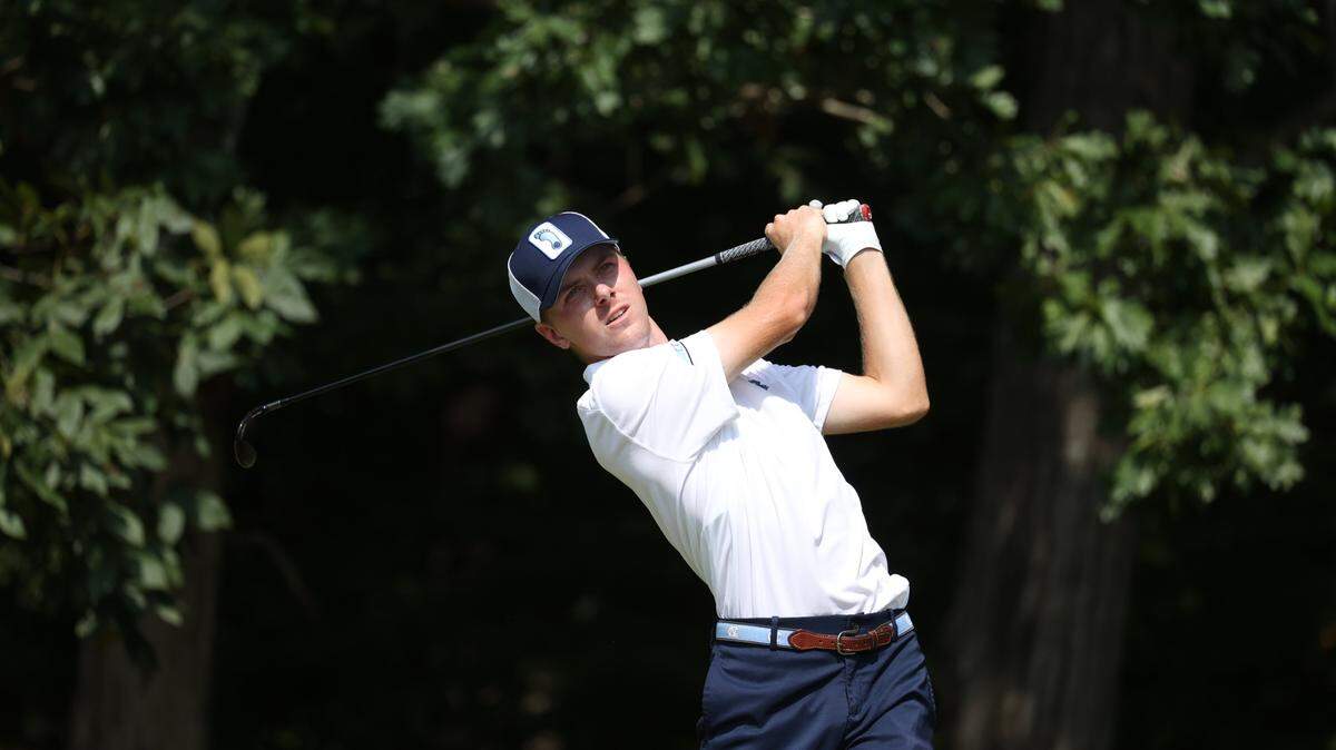UNC golfer Ryan Gerard competes during the Rod Meyers Invitational at the Washington Duke Golf Club in Durham, N.C.