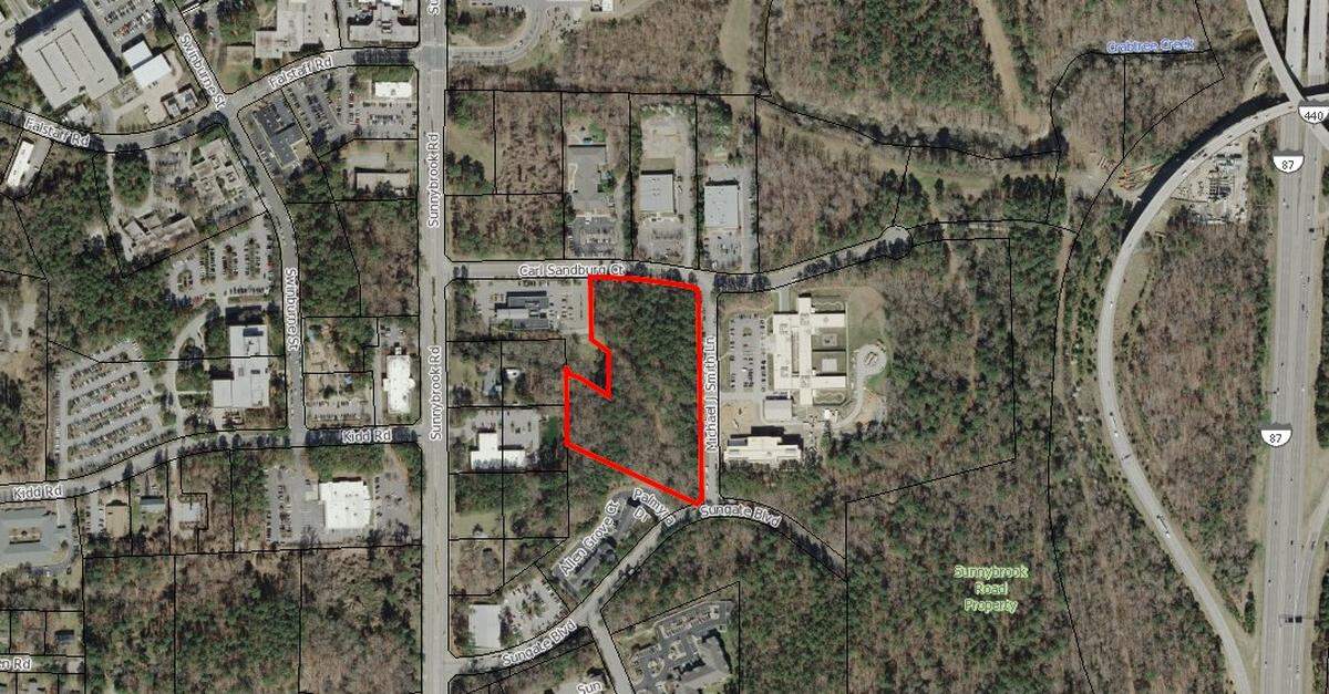 Aerial view of the property purchased by CASA.